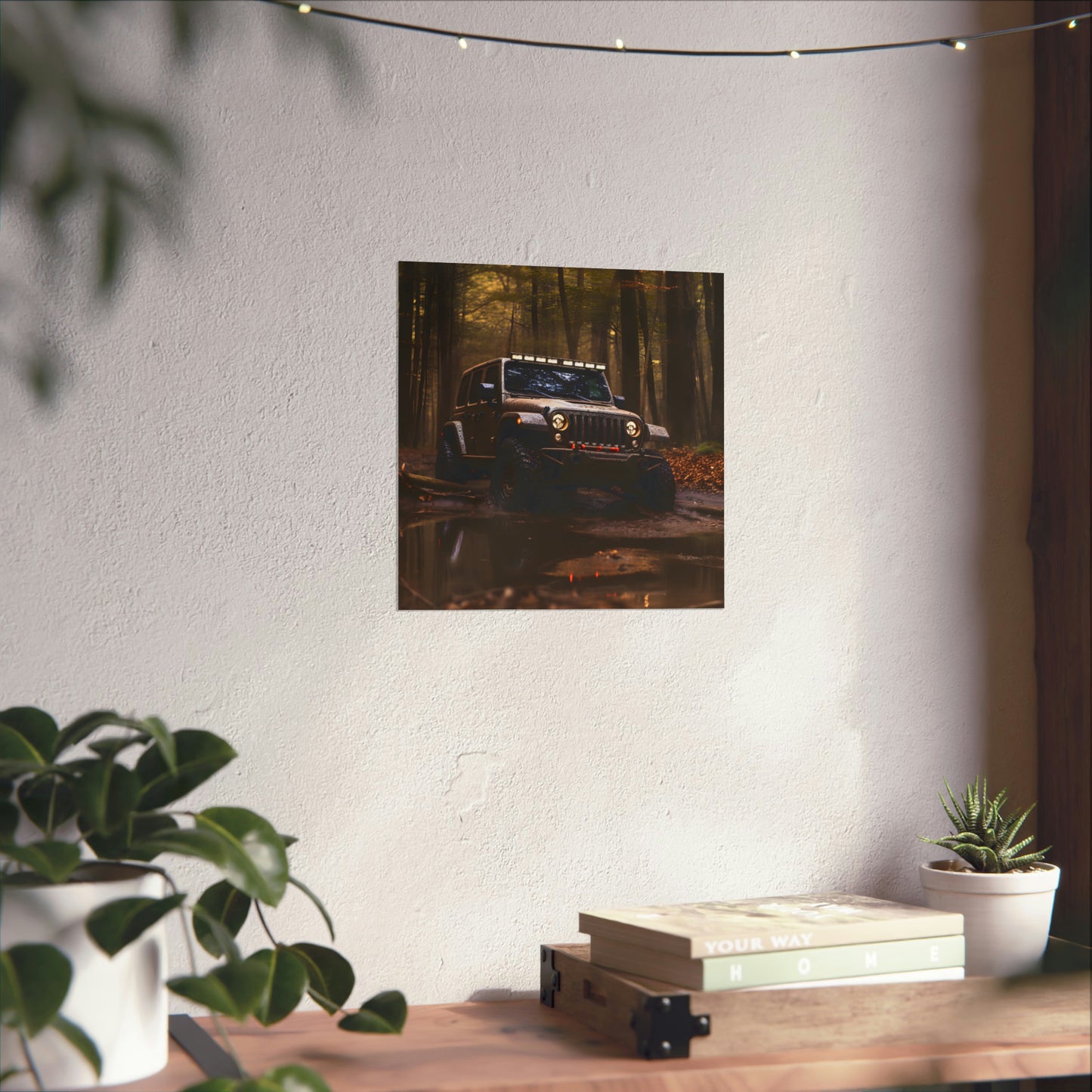 Jeep Modern Painting Wall Art Poster Print