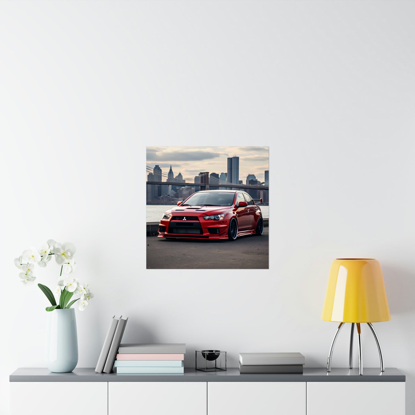 Stance Lancer Evo Luxury Dream Car Wall Art Matte Poster Print