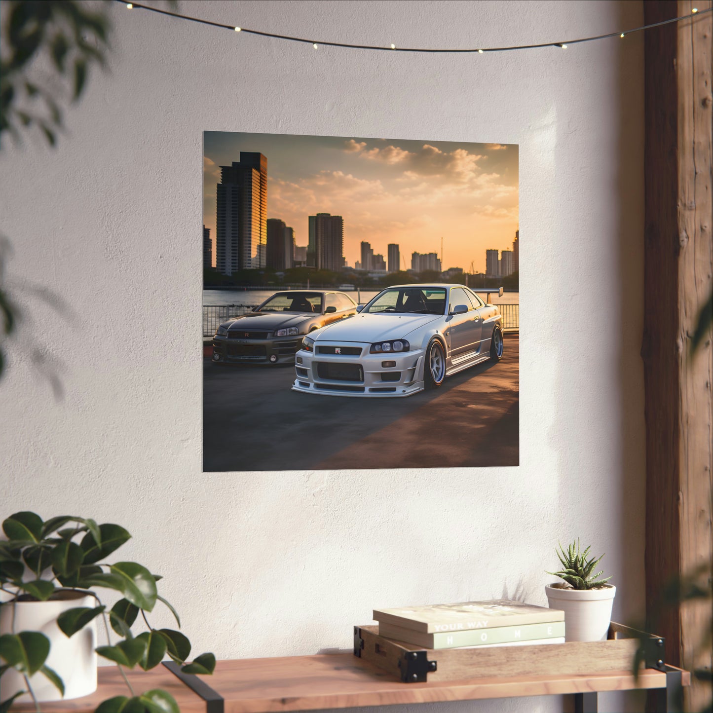 Stance Nissan Skyline Luxury Dream Car Wall Art Matte Poster Print