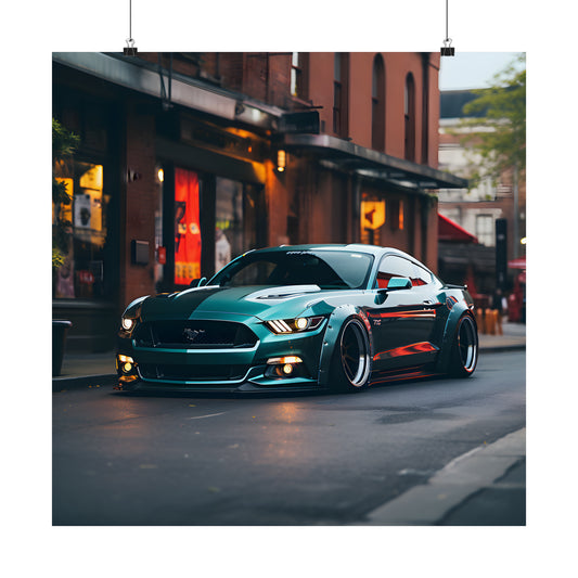 Ford Mustang Matte Poster
